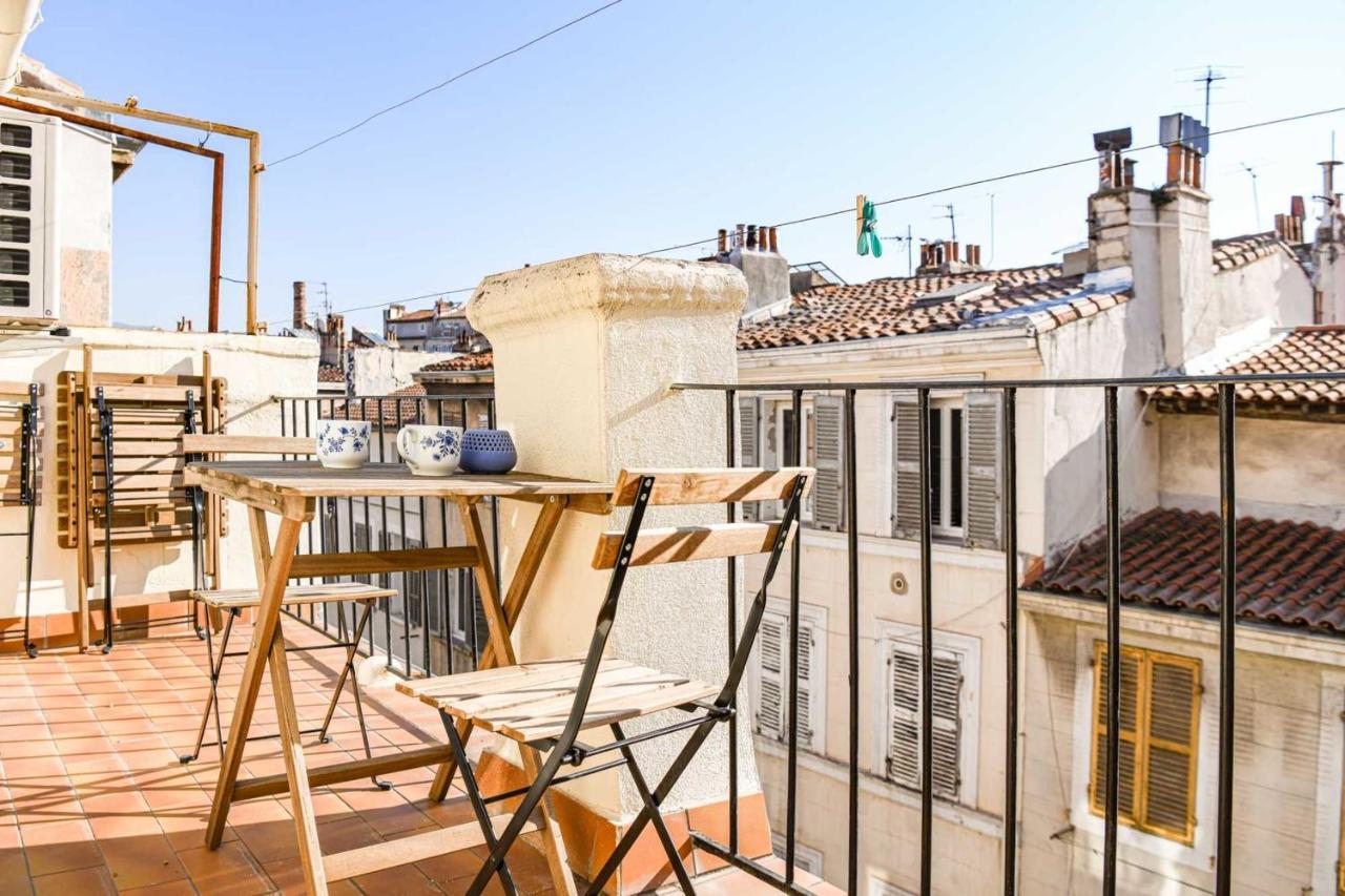 Apartamento Terrasse Ensoleillee Au Coeur Du Cours Julien Marsella Exterior foto